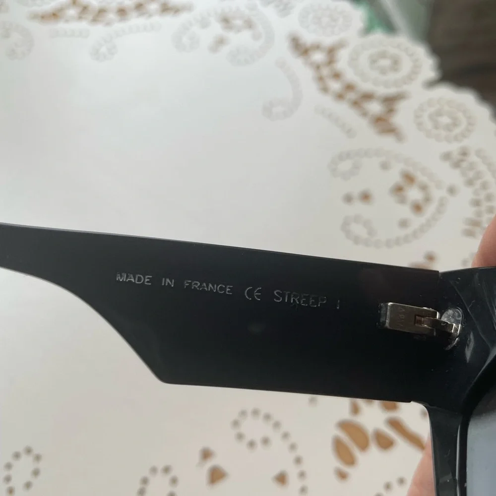 Anne et Valentine Black Sunglasses "Streep" Made in France Luxury Eyewear - Picture 14 of 17